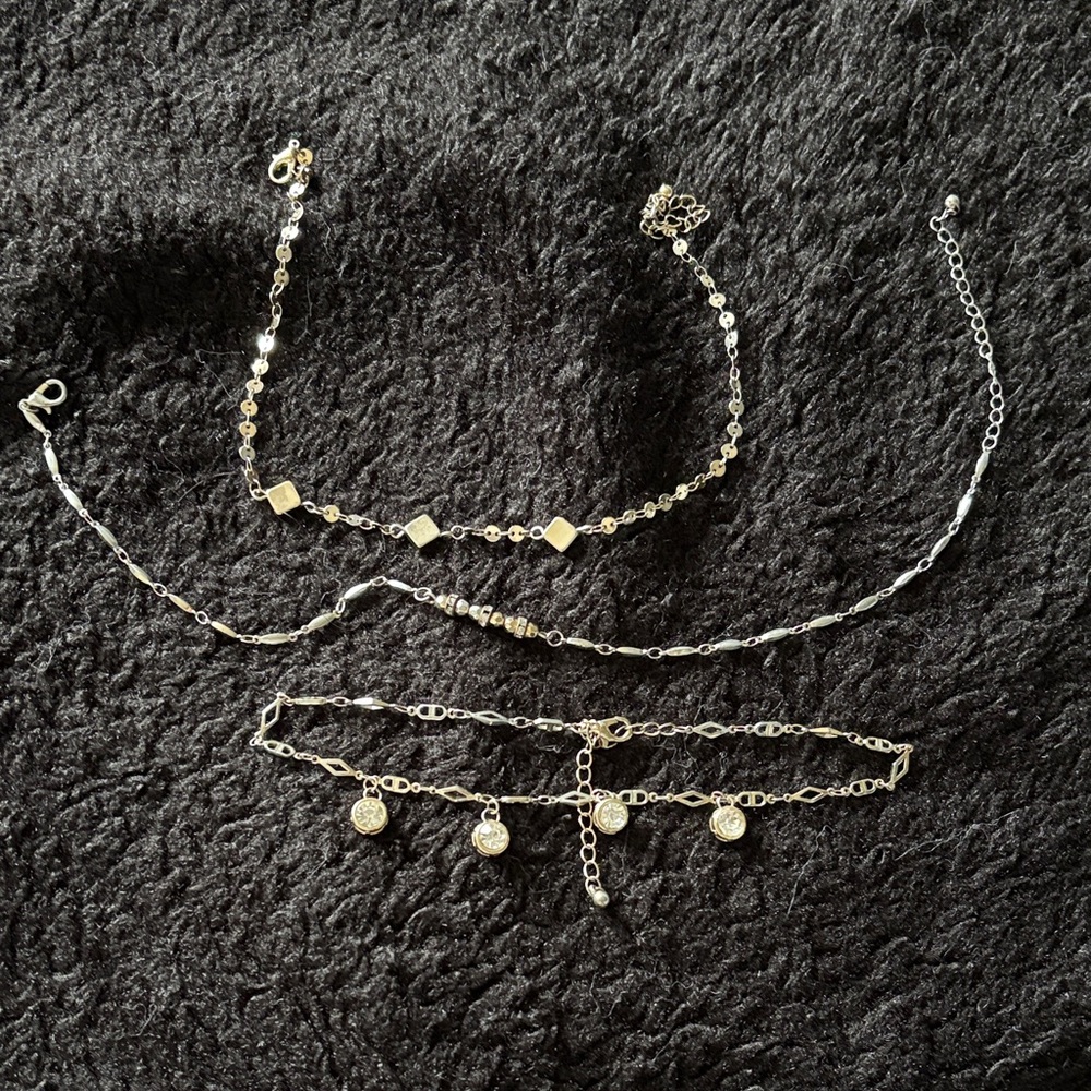 Elegant Silver Women's Jewelry Choker Set